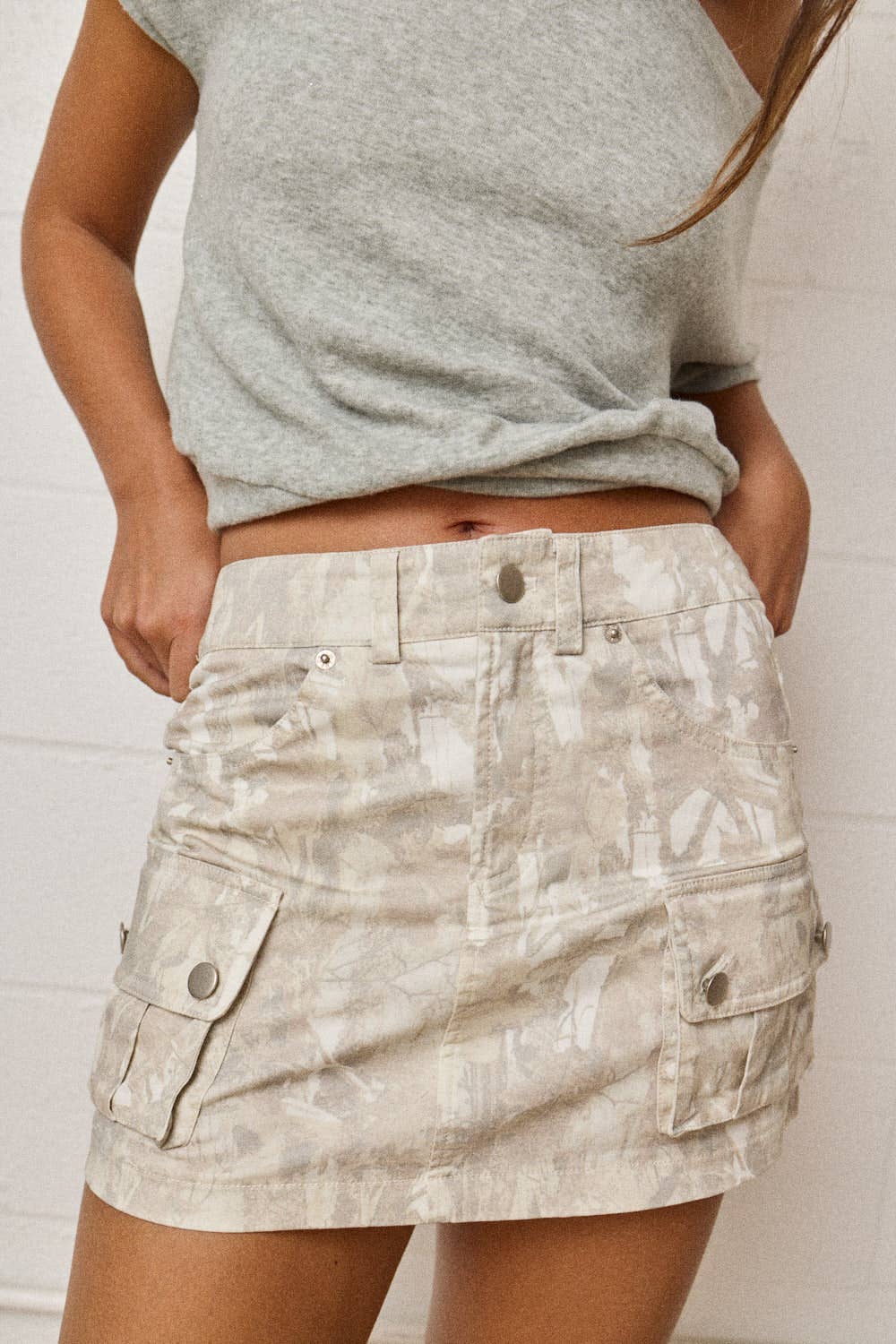 Camo Mini Skirt