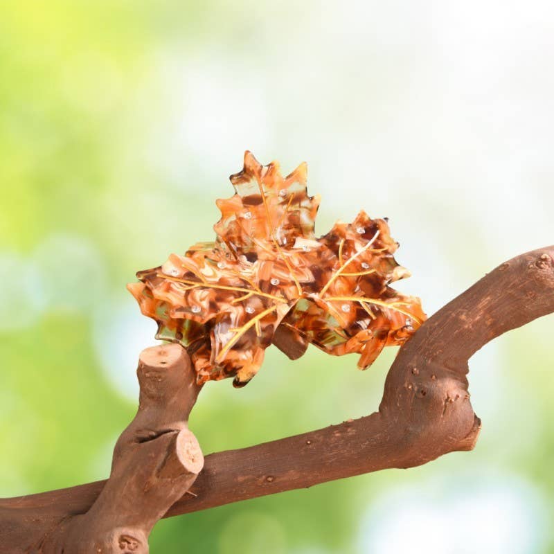 JUMBO FALL LEAF HAIR CLAW CLIPS | 40H1080