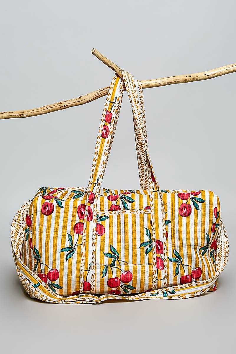 Front Pocket Quilted Adjustable Strap Bag