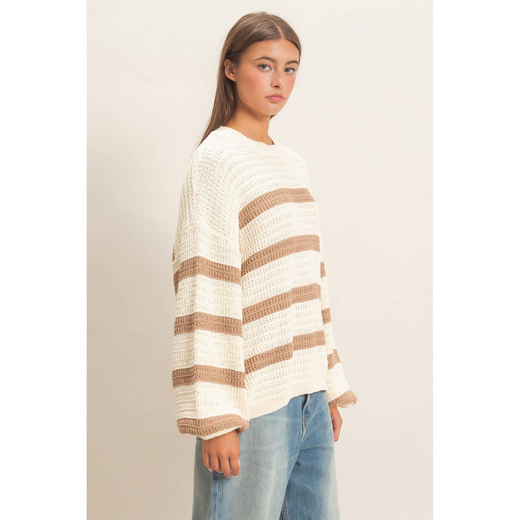 Striped Oversized Sweater