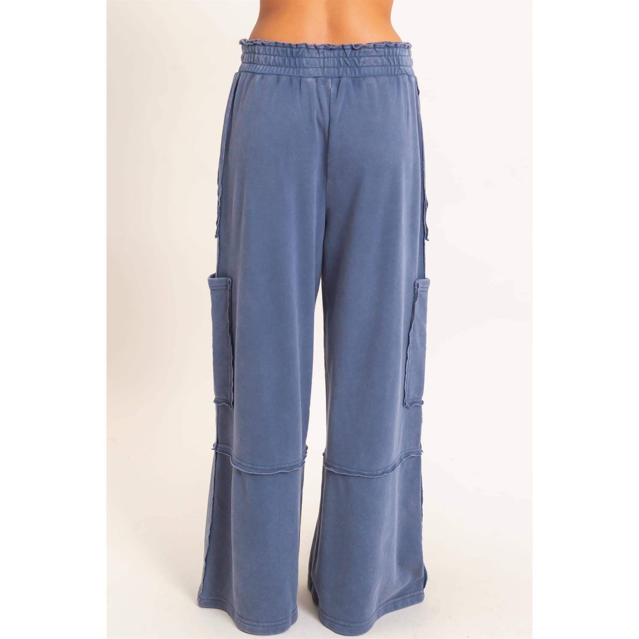 Mineral Wash Cargo Pocket Pants