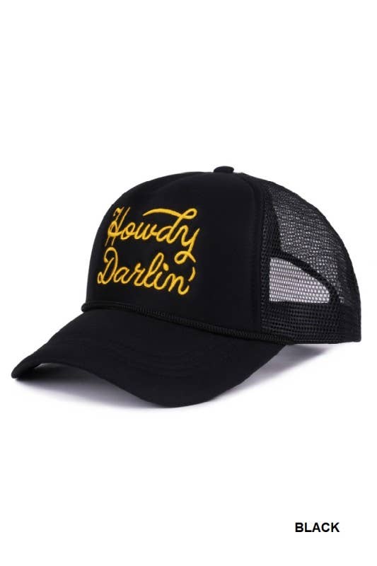 Howdy Darlin Mesh Trucker Cap