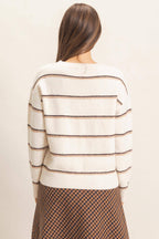 Striped Crew Neck Sweater