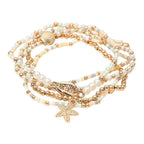 Starfish Multi Layered Bracelets