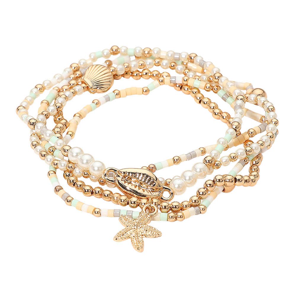 Starfish Multi Layered Bracelets