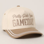 PRETTY GIRLS..Embroidery Double Stitch Trucker Hat