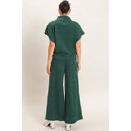 Dolman Sleeve Top And Pant Set