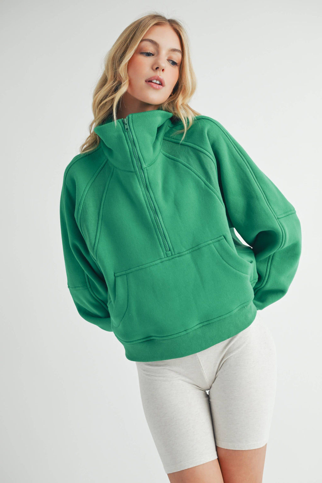 950CK Dove Funnel Neck Half Zip 6