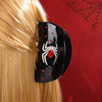 LARGE HALLOWEEN CROSS BOO HAIR CLAW CLIPS | 40H1139
