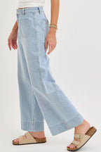 WIDE LEG  DENIM JEANS
