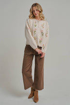 STRETCH CORDUROY WIDE LEG PANTS_JLB80001-06