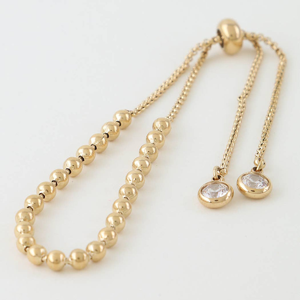Classic Beaded Toggle Bracelet