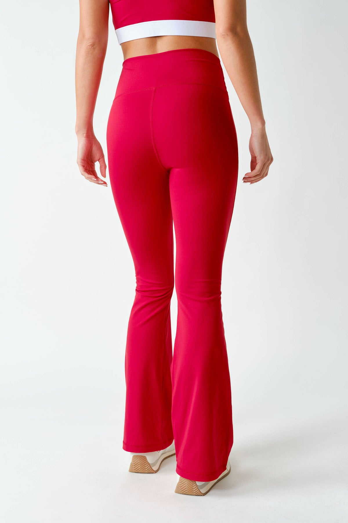 Venice Seamless-Front Flare Pants