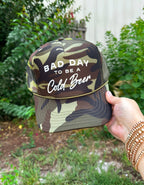 Bad day to be a Cold Beer Full Camo Trucker