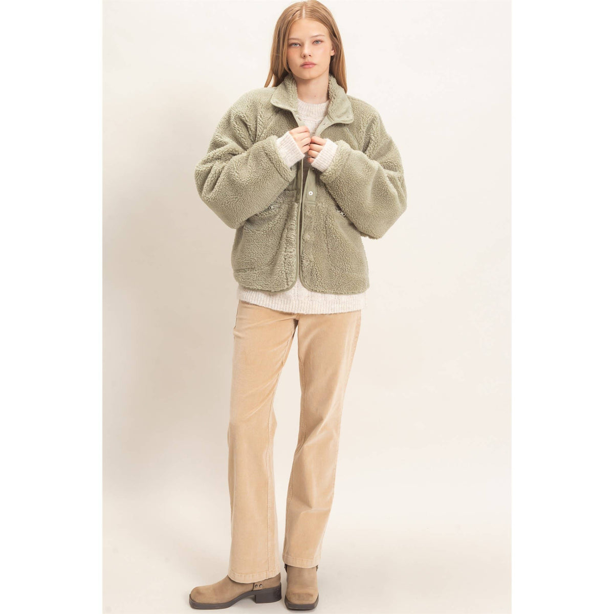 Sherpa Fleece Jacket
