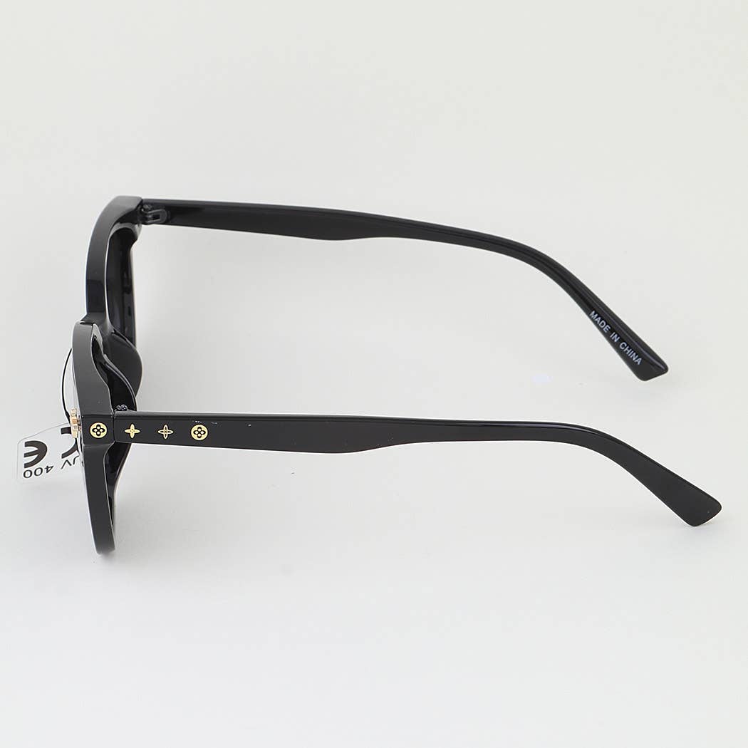 Luxury Clover Charm Sunglasses