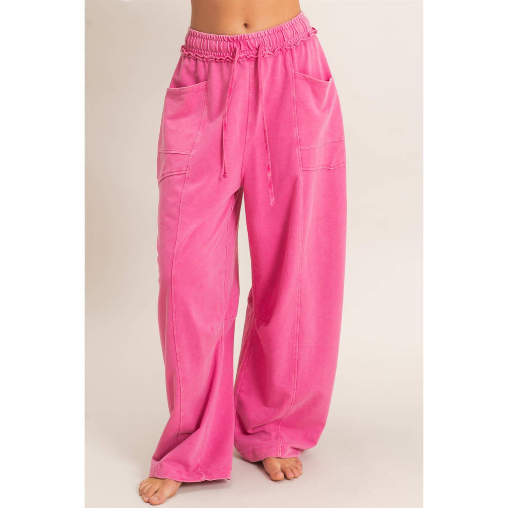 Mineral Washed Barrel Sweatpants