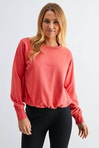 Mineral Cloud Bubble Hem Pullover