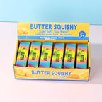 Pressure Squishy Toy Rainbow Butter 12-pc Set | 40BTS424