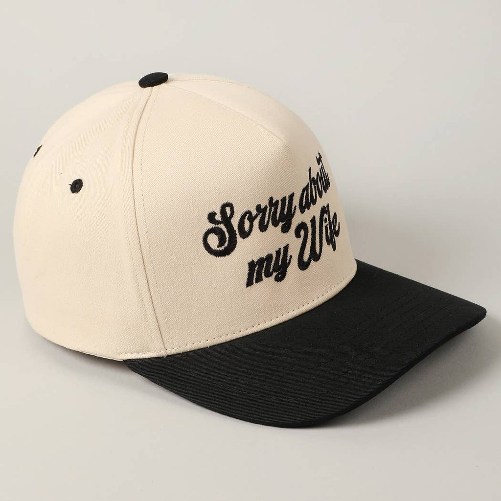 Sorry About My Husband Cap