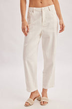 Mid Rise Barrel Jeans