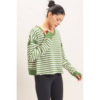 Striped Long Sleeve Top