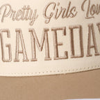 PRETTY GIRLS..Embroidery Double Stitch Trucker Hat