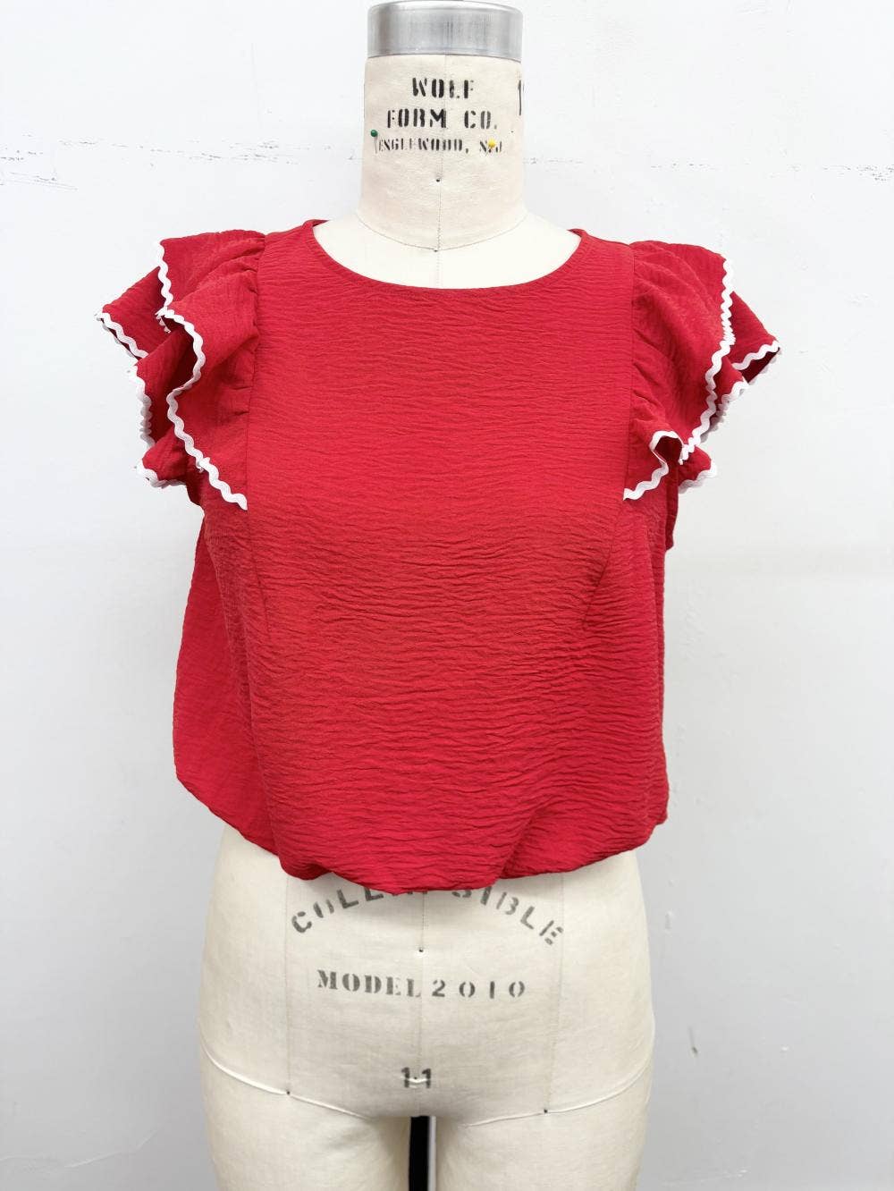 Ruffle Sleeve Airflow Top
