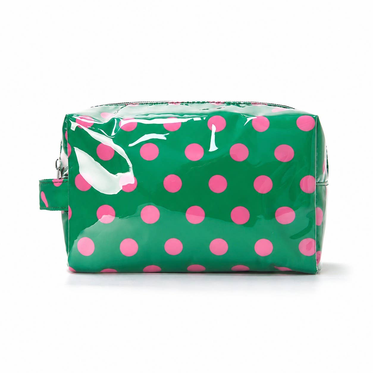 POLKA DOT WATERPROOF CLEAR COSMETIC MAKEUP POUCH BAG |40P630