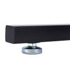 4-Way Black Clothing Rack With Slant Arms