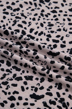PRETTY BASH  Cheetah V-Neck Ruffle Trim Tank Top