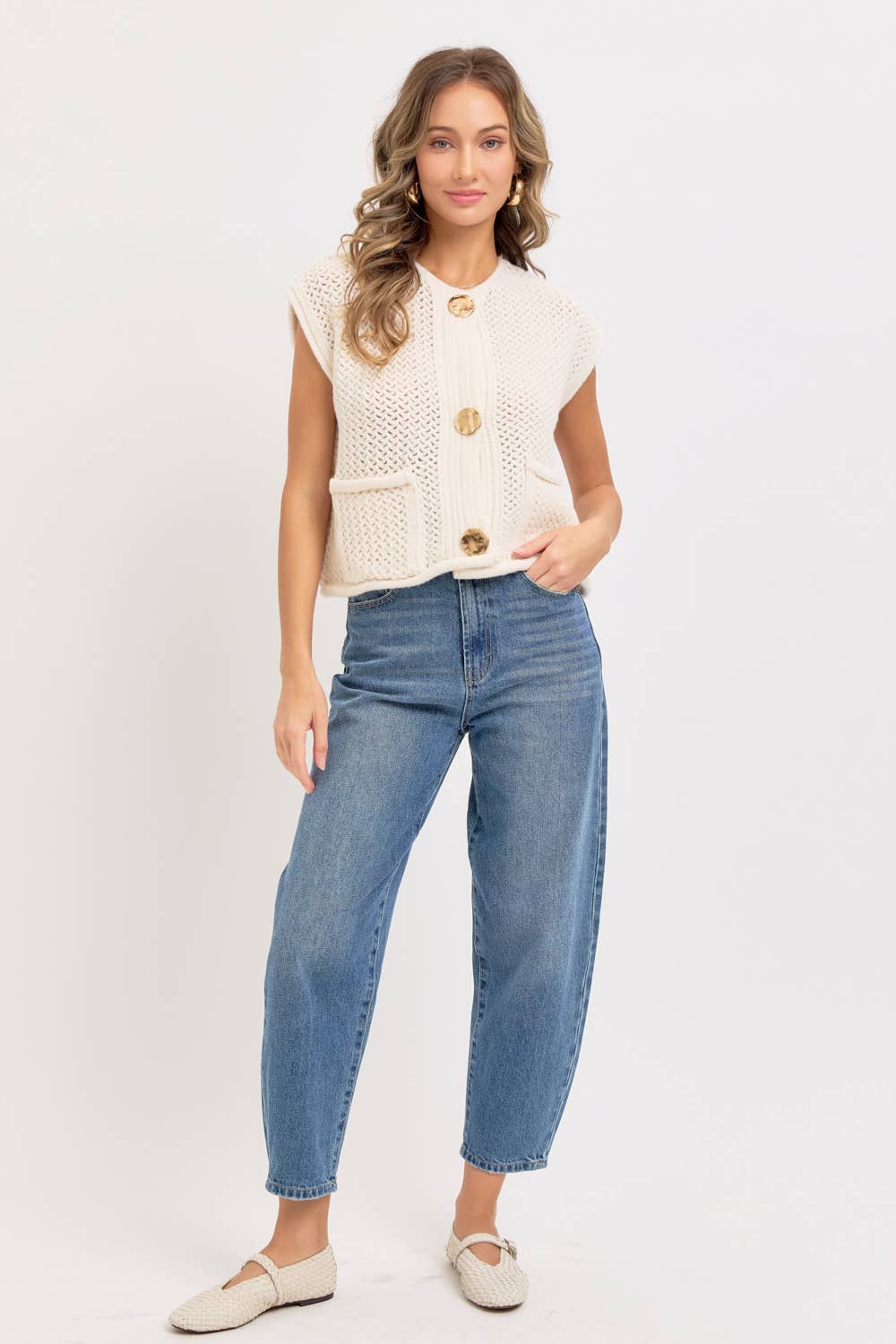 Abby Vest Knit Top