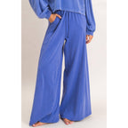 Wide Leg Mineral Wash Pants