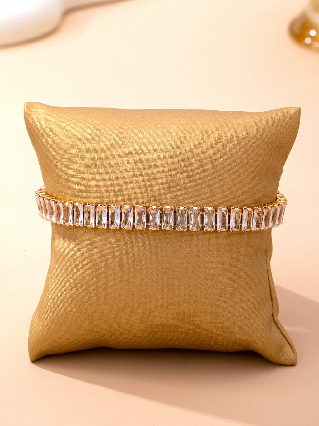 Baguette Crystal Tennis Bracelet | 80B1658