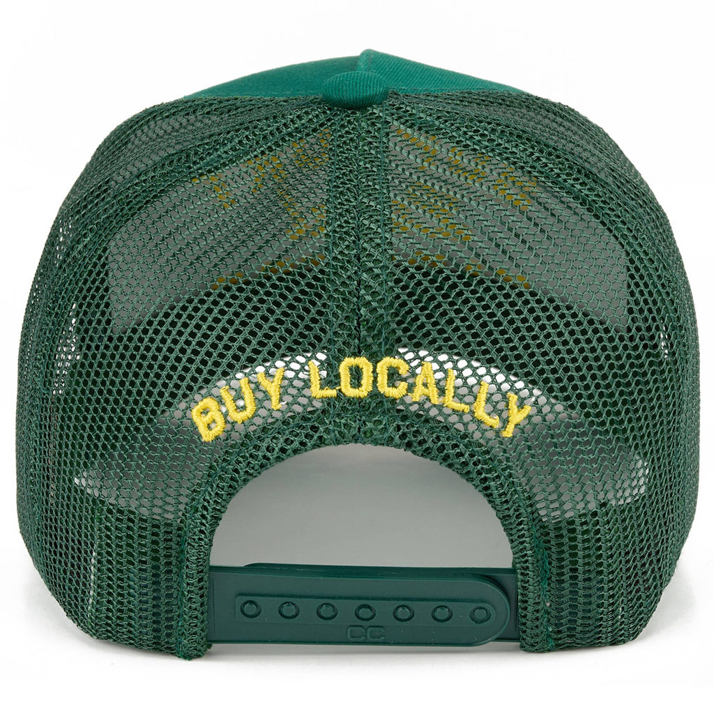 C.C SUPPORT LOCAL FARMERS Letter Two Tone Trucker Hat