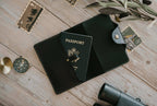 Personalized Leather Passport Cover, Leather Journal, Refillable Custom Notebook Travel Journal, Handmade Journal, Personalized Wedding Gift, Groomsmen Gift, Wedding Gift