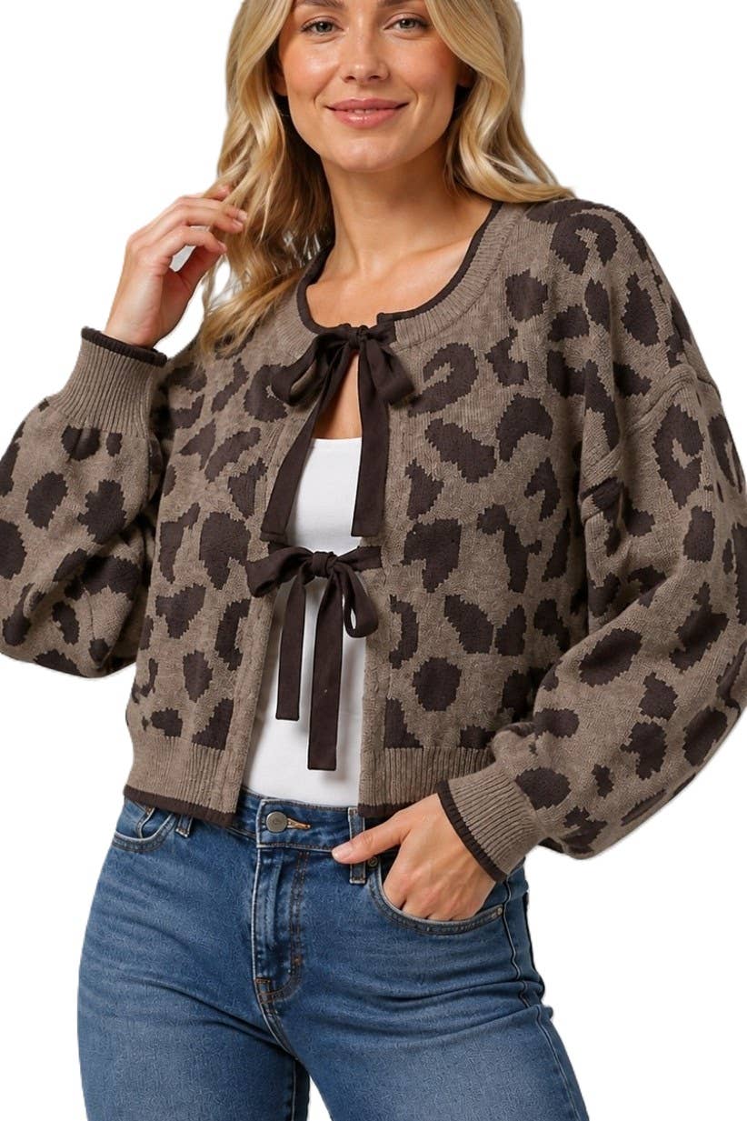 The Wild Side Bow Cardigan