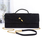 Vegan Suede Braided Bag