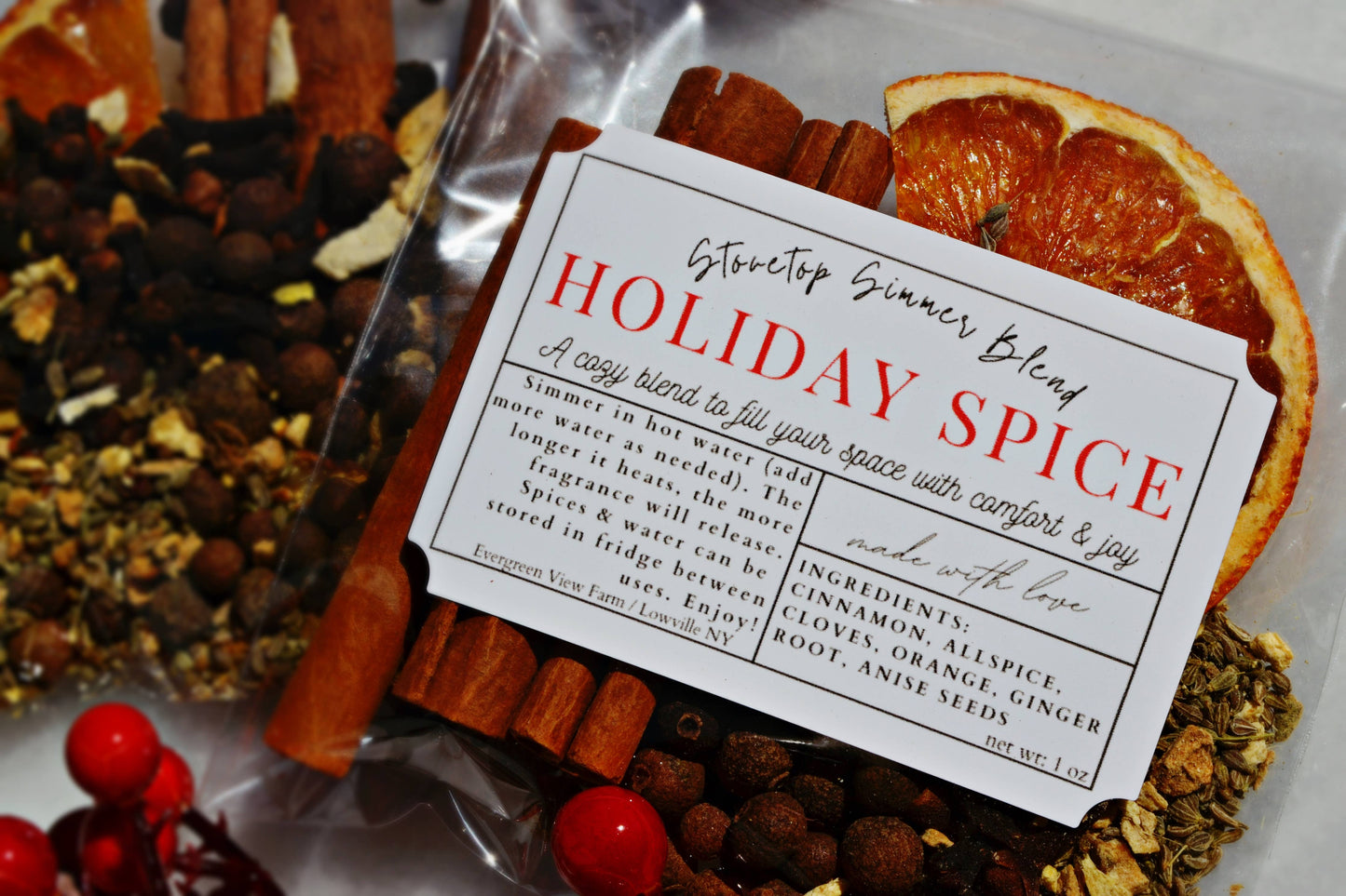 Simmer Stovetop Holiday Spice Christmas Blend