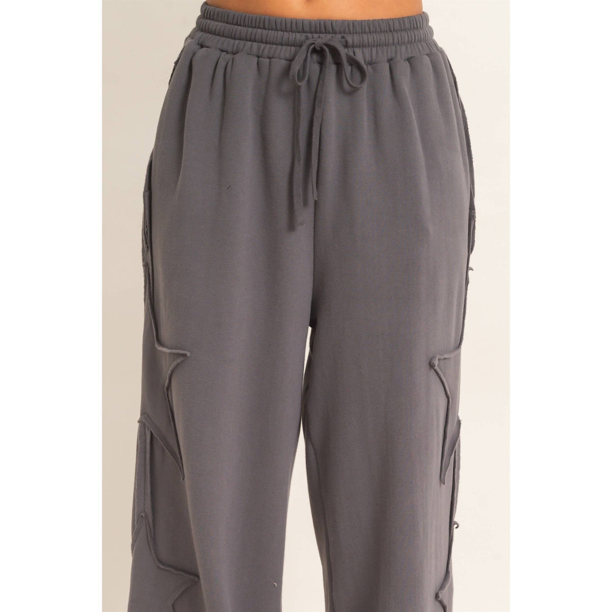 French Terry Star Patch Sweatpants