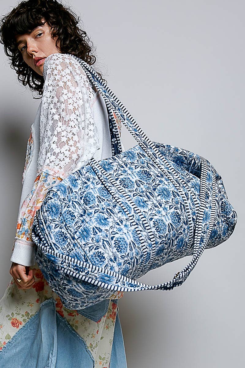 Front Pocket Quilted Adjustable Strap Bag