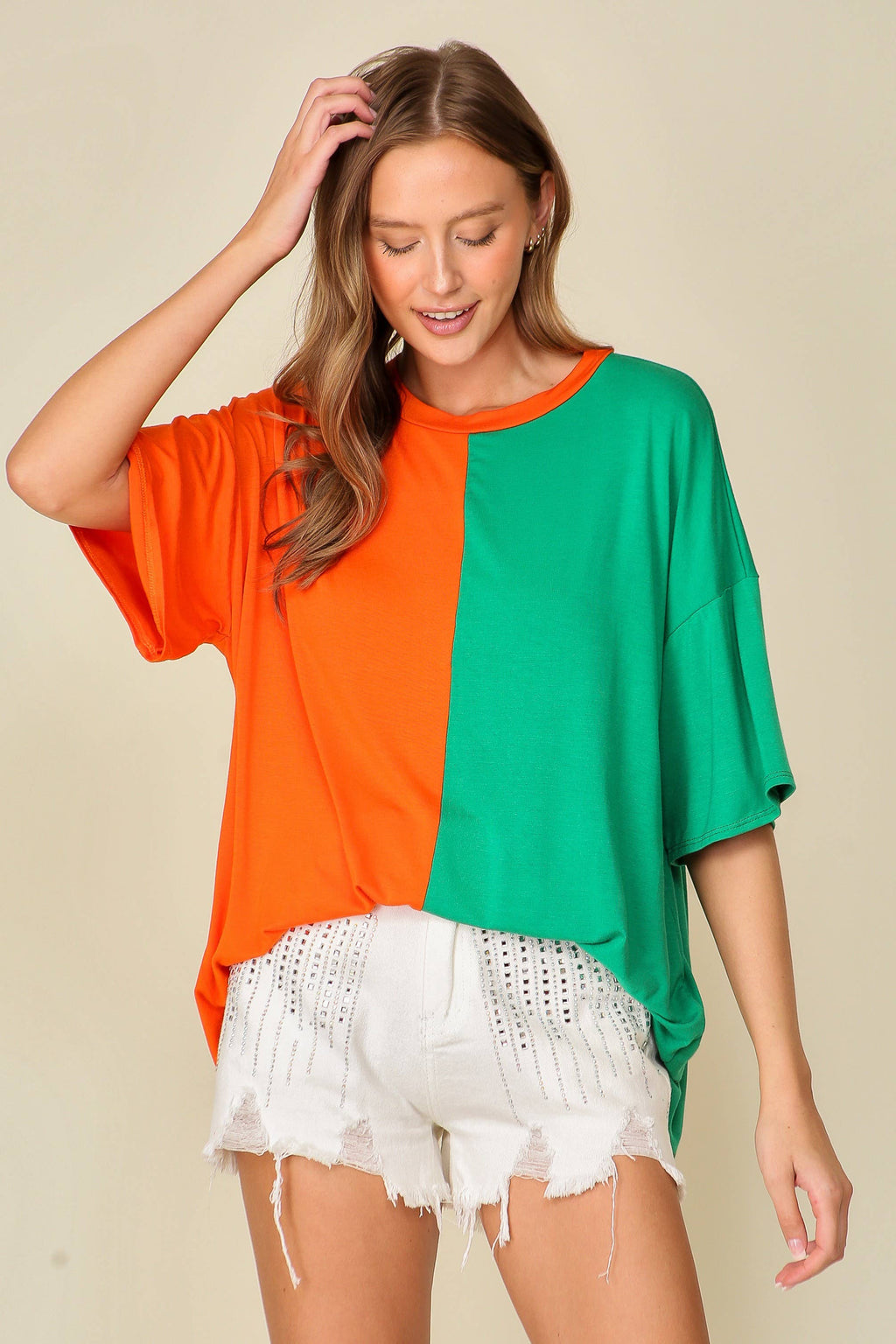 Game Day Multi Color Knit Top 3