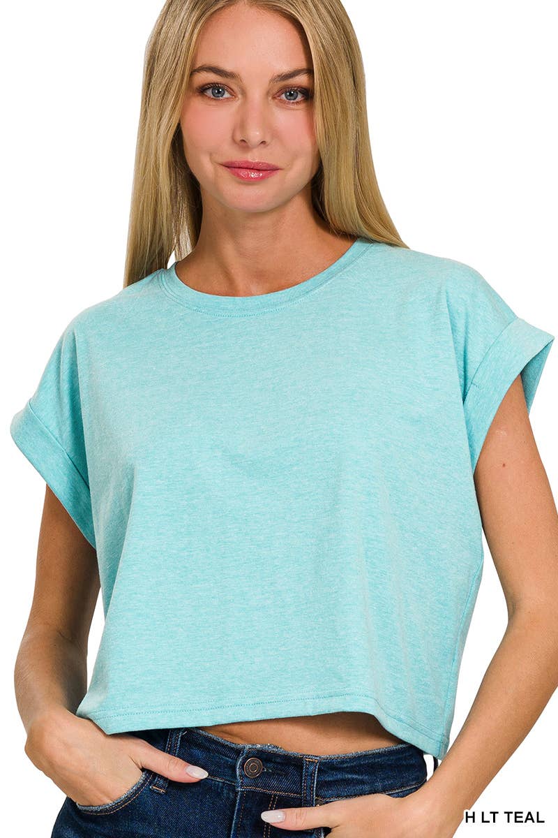 Cotton Short Sleeve Tee - Zenana