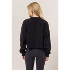 Collared Rib Knit Top