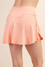PLUS SIZE HIGH-WAIST SKORT