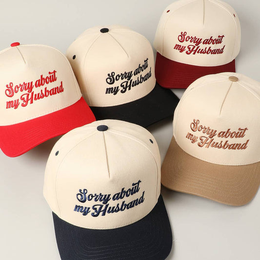Sorry About My Husband Cap