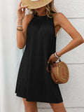 Sleeveless Round Neck Loose Fit Summer Dress for Women