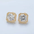 Rhinestone Square Studs