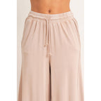 Wide Leg Mineral Wash Pants