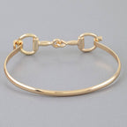 Polished Horseshoe Cuff Bracelet